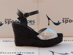 M-54  R-2075 Plata / Soleil Negro  Piso Triple Evita Negro