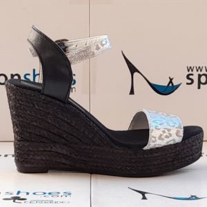 M-35  R-2075 Plata / Soleil Negro  Piso Triple Evita Negro