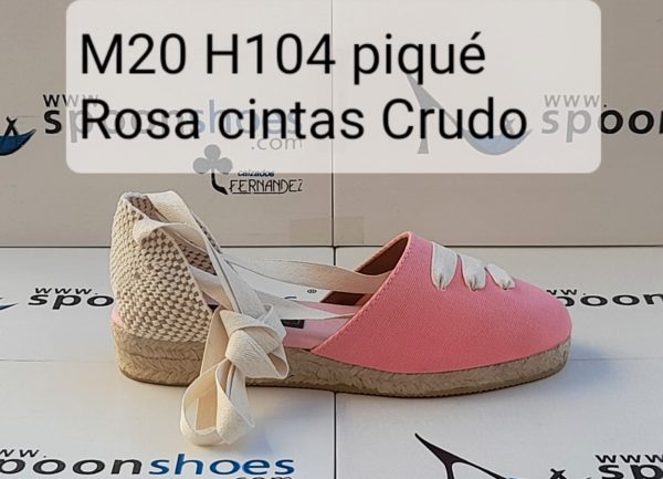 M-20 Pique Cintas Crudo Piso Murcia H-104 natural Talonera Natural (Imagen Pique Rosa) - Imagen 6